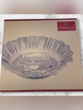 Mikasa Winter Dreams Frosted Serving Bowl